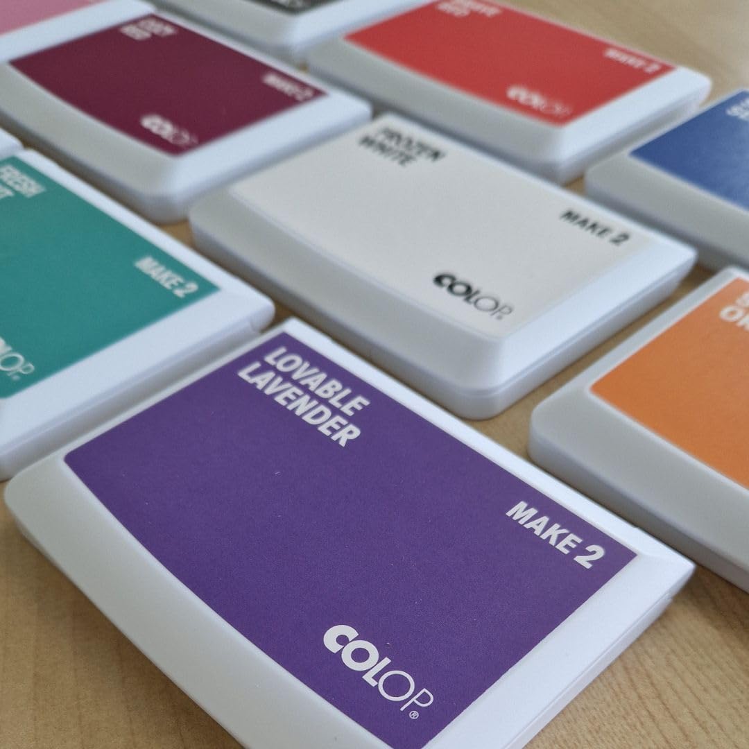 COLOP Make Series, Ink Stamp Pads, with Non-Toxic Premium Ink, Water-Based Acid-Free (Silent Sea, Make 2-2-3/4" x 4-1/4")