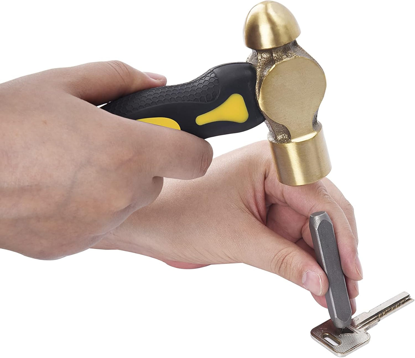 HimaPro Letter and Number Stamp Set 36pcs 40Cr Alloy Steel Metal Stamp Number & Letter Punch Set in a Wooden case (8mm 5/16 Inch)