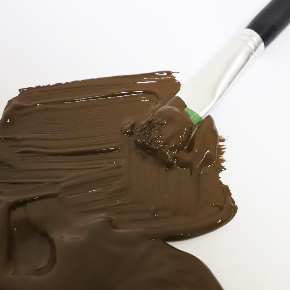 Mont Marte Discovery School Acrylic, Burnt Umber, 1/2 Gallon (2 Liter). Ideal for Students and Artists. Excellent Coverage and Fast Drying. Pump Lid Included.