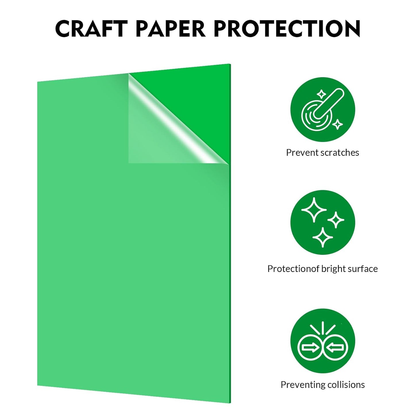 Laser Engraving Blank Green ABS Double Color Plastic Sheet, 11.8x6.49x0.05 inch Materials Double Color Plastic Sheet for Interior Signs, Badges (Green)