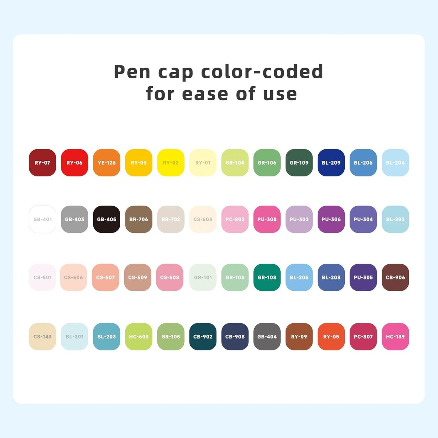 48 Colors Acrylic Paint Markers Pens Set, Soft Brush Tip Markers with Fast Drying & No-Bleed Ink, Acrylic Paint Pens for Rock, Wood, Egg, Ceramic, Fabric Painting, Art Supplies and DIY Crafts