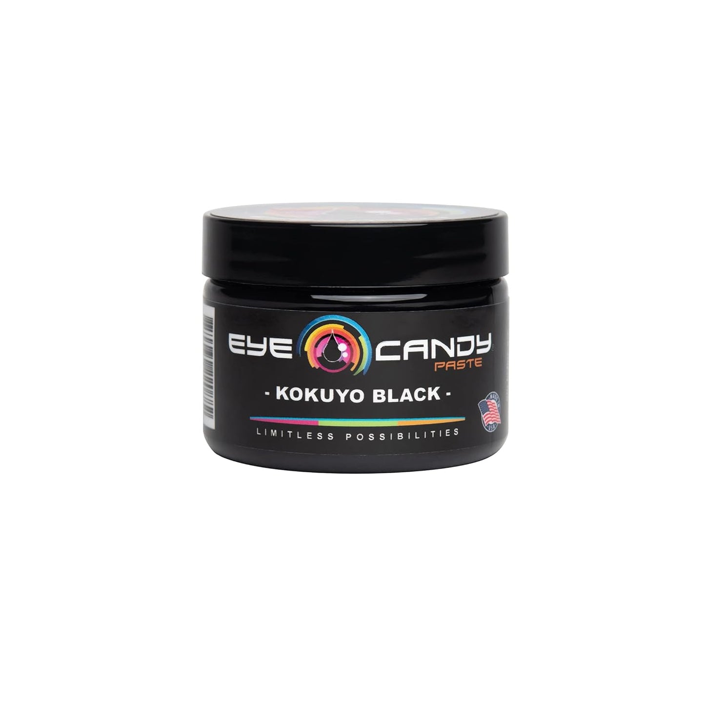 Eye Candy Black Resin Pigment Paste Kokuyo Black (2 oz Paste) | Highly Pigmented, Ultra-Fine, Versatile for Multiple Epoxy Resin Applications, and Customizable Colors