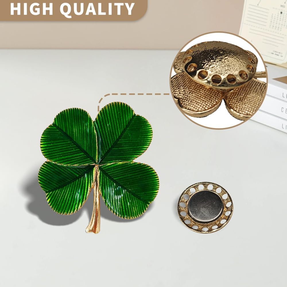 Needle Minder Magnet, Magnetic Needle Minder, Needle Minders Magnetic Cross Stitch Accessories, Magnetic Needle Holder, Life Tree, Butterfly, Cats, Owl, Heart (FourLeaf)