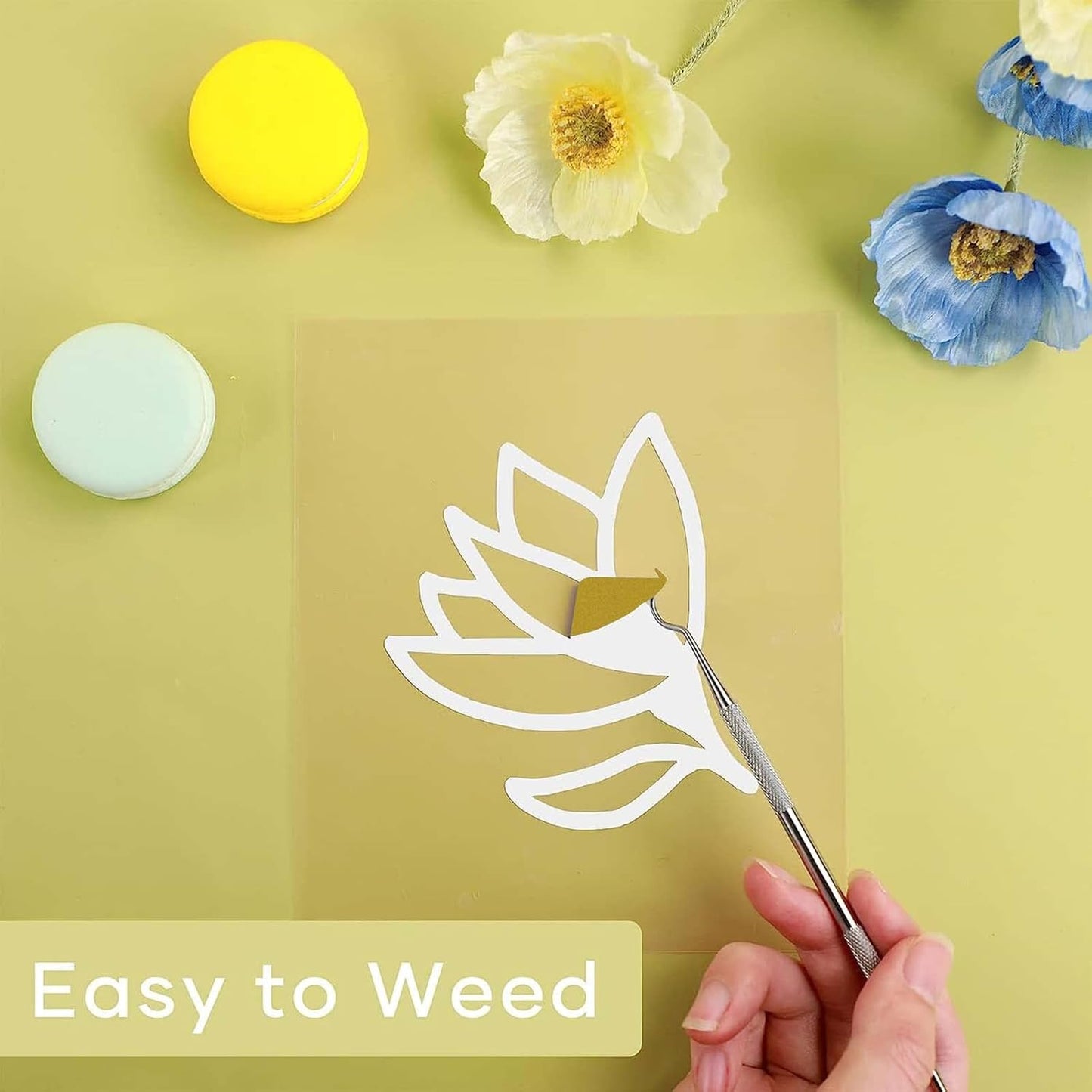 HTVRONT Gold Heat Transfer Vinyl Bundle: 20 Pack 12" x 10" Gold Iron on HTV for T-Shirt, Compatible with Cricut Cutting Machine, Silhouette Cameo or Heat Press Machine