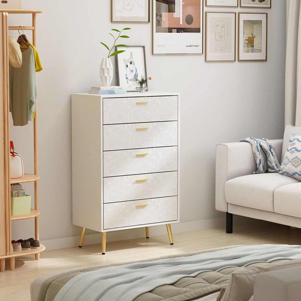 16 Pcs Layering Stencils for Painting - 6"x6" Mixed Texture Trees, Flowers, Leaves, Dots, Checkered, Buffalo Crackle, Splatter Stencils for Canvas, Mix Media Spray Paint