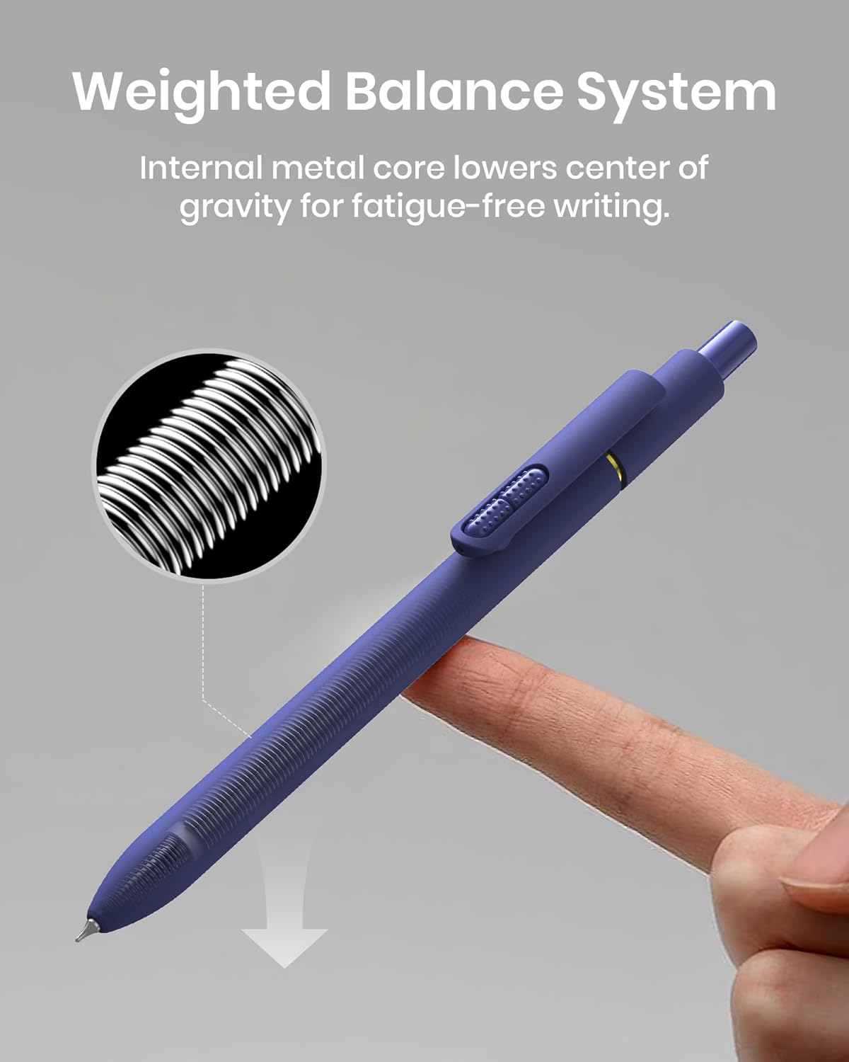 8 Pcs Gel Ink Pens, 0.7mm Fine Point for Smooth Writing Journaling Aesthetic Pens, Black Quick-Dry Long Lasting Fidge Pens, Cute School Office Supplies Gifts for Women (Vintage Black Ink)