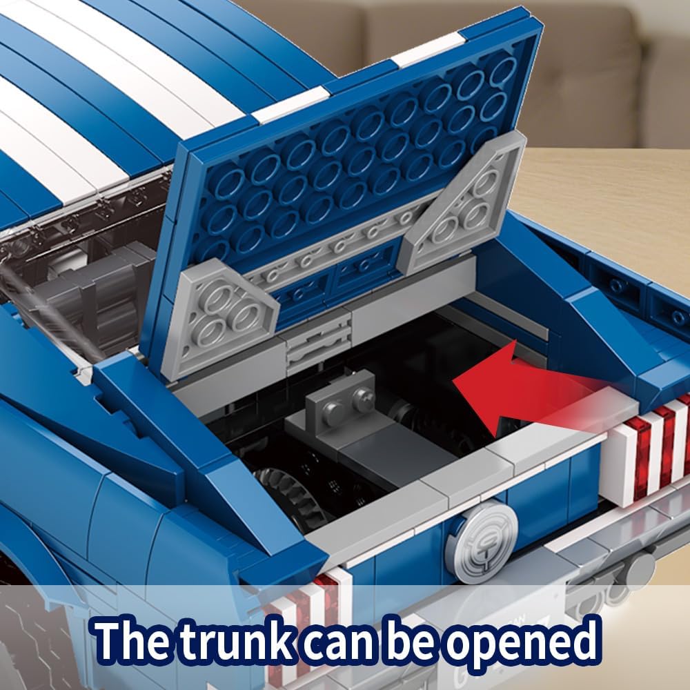 Sports GTRS Car Building Blocks Toys Boys or Adults Kits,1:10 MOC Building Set Raceing Car Model,Cars for Boys Age 14,Compatible with Lego(1680 Pcs)
