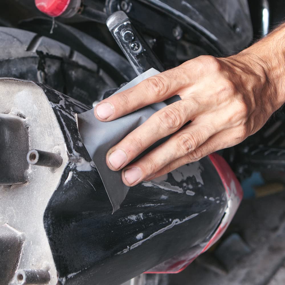 Fandeli | Waterproof Sandpaper | 1500 Grit | 25 Sheets 9'' x 11'' | For Car Polishing, Wooden Furniture Sanding and Metal Sanding | Water Resistant