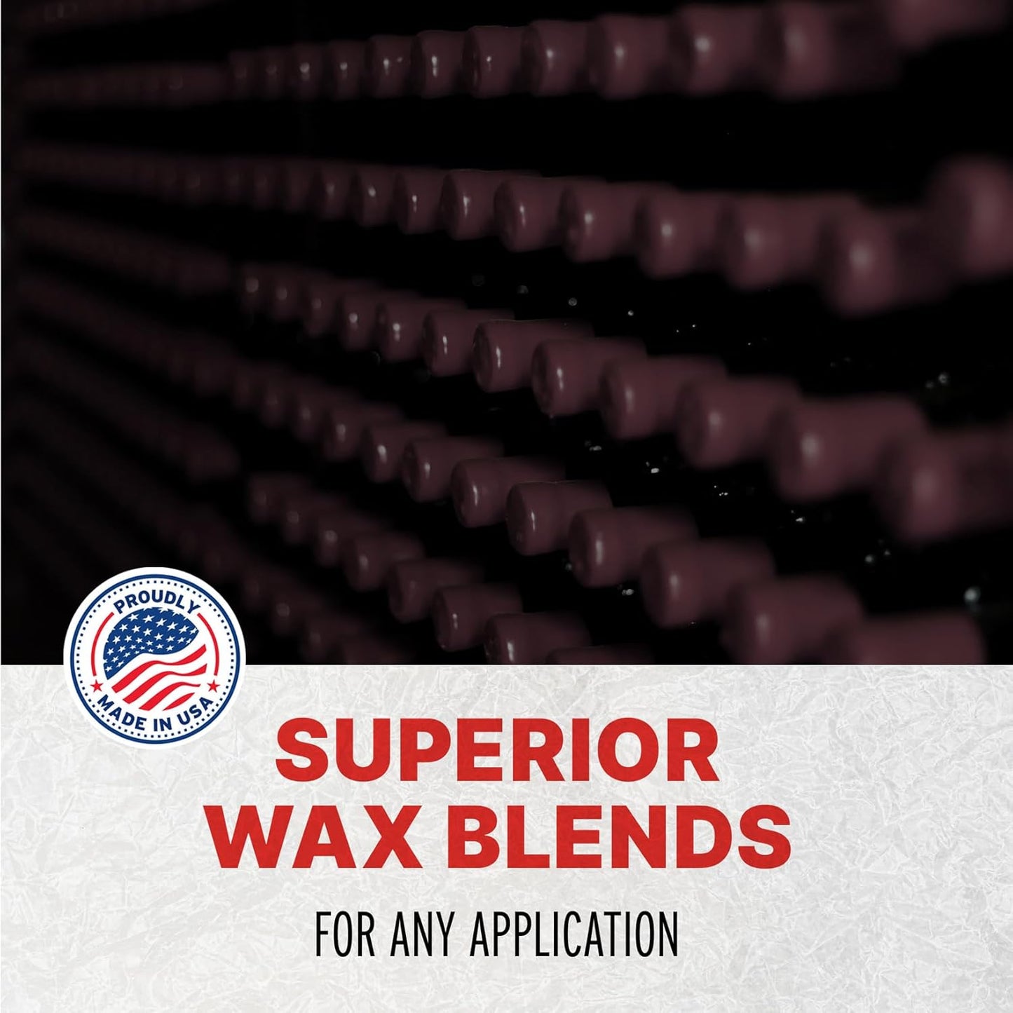 Blended Waxes, Inc. Bottle Sealing Wax, Pastille Wax Seal Beads For Wine, Beer, and Liquor Bottle Sealing, Seals Between 25-30 Bottles, 1 lb, Purple Metallic