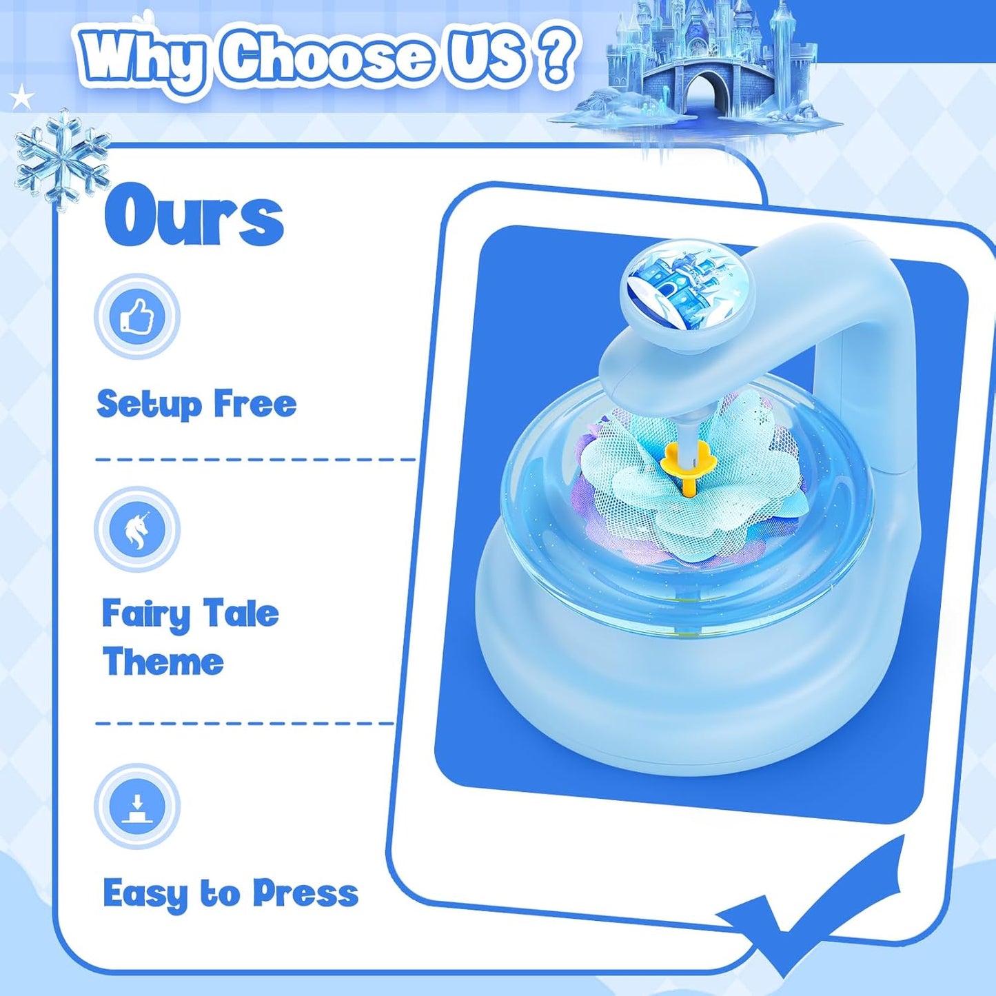 cosone Arts and Crafts Kits for Kids Age 3-12, Fabric Flower Bouquets Toys, DIY Craft Kits Toys for Kids, Ideal Gifts for Preschool Girls, Educational Handmade Frozen Toy for Girls Ages 3 4 5 6 7 8 9