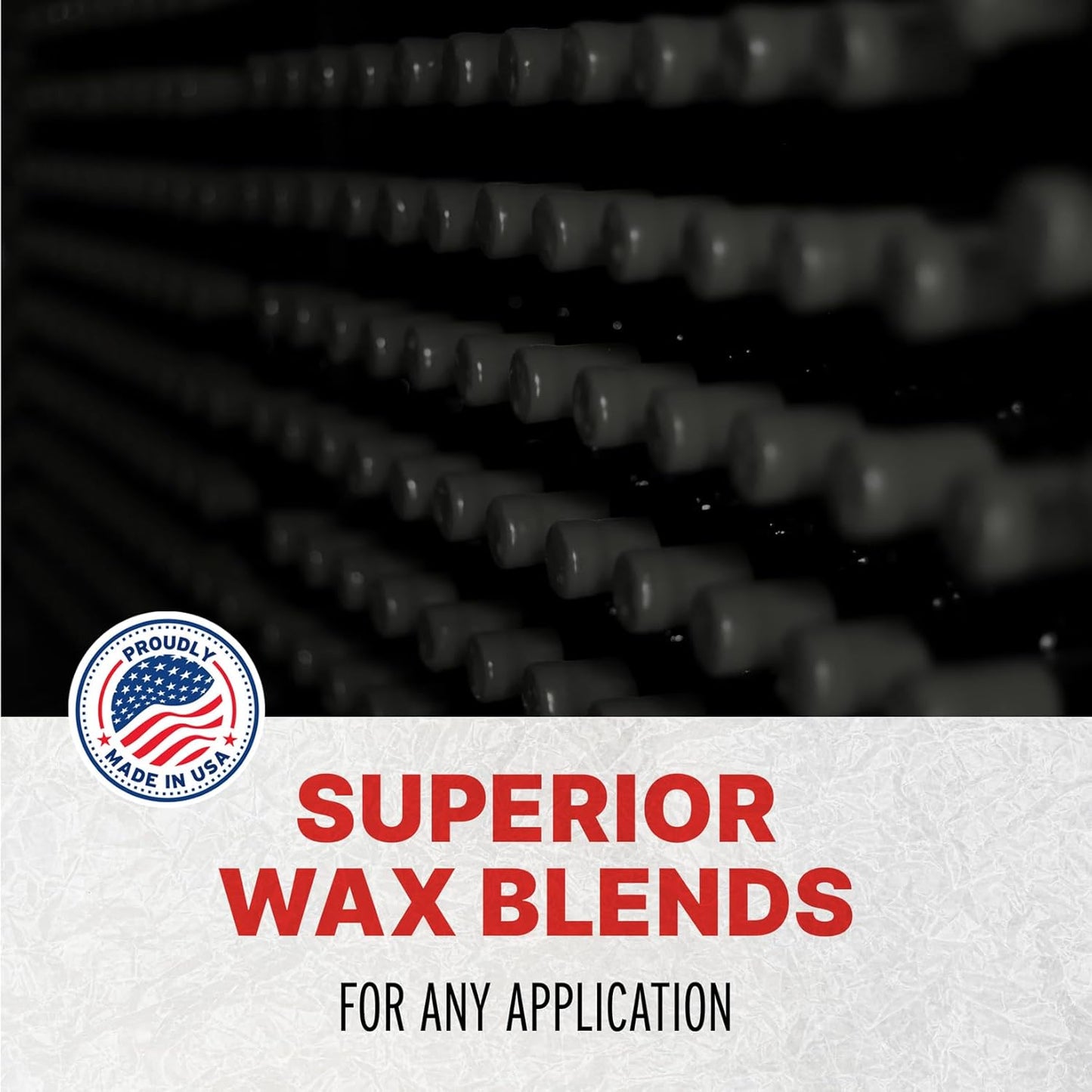 Blended Waxes, Inc. Bottle Sealing Wax Beads, Premium Pastille Wax Seal Beads For Wine, Beer, and Liquor Bottle Closure, Seals Between 25-30 Bottles, 1 lb, Gloss Black
