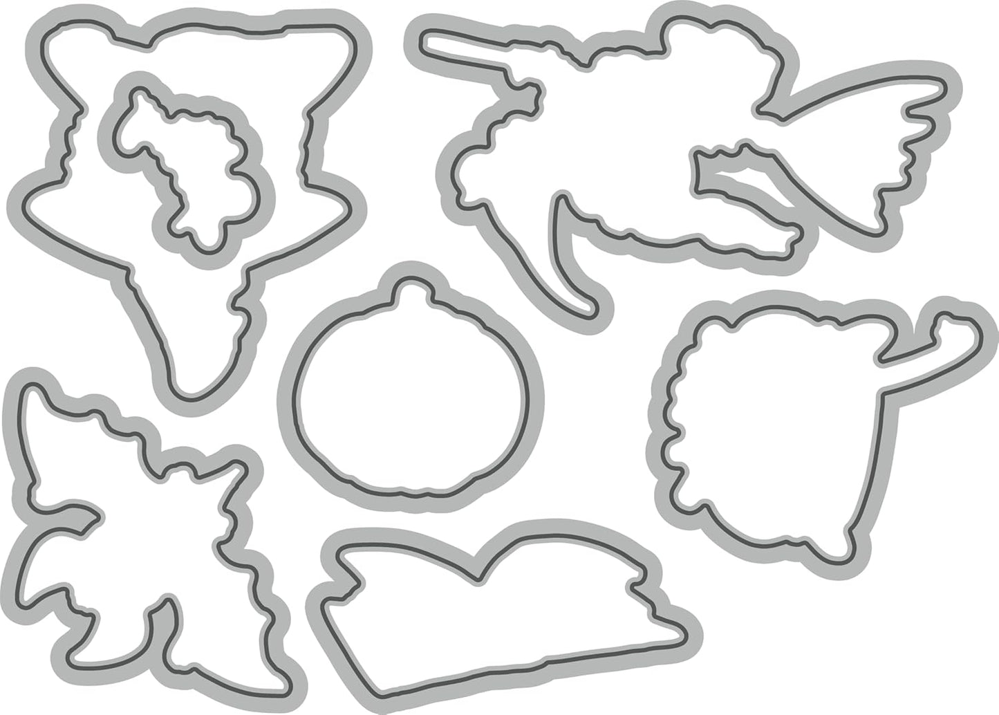 Halloween Clear Silicone stampReusable Stamp with Pumpkins, Skulls, Bats, Santa Claus, and Holiday Designs. Used for Making Cards, scrapbooks, and DIY templates (Halloween Witch)