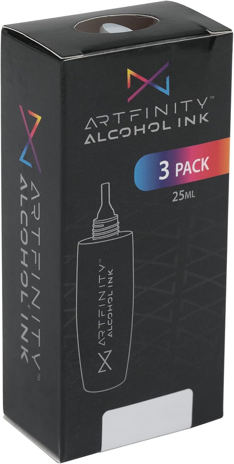 Artfinity Alcohol Inks 3 Pack - Vibrant, Professional, Dye-Based Alcohol Inks for Artfinity Alcohol Markers, Artists, Drawing, & More! - Mint Cream G2-1