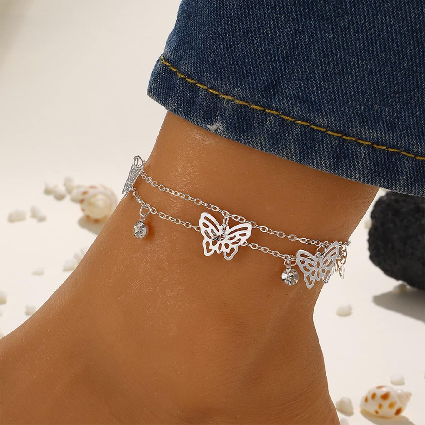 Jishi 30ft Jewelry Making Chains Bulk 2mm Necklace Chains for Jewelry Making Supplies, DIY Craft Earring Bracelet Making Findings, 3-Colors Gold Silver Copper Plated Metal Rolo Cable Link Chain Rolls