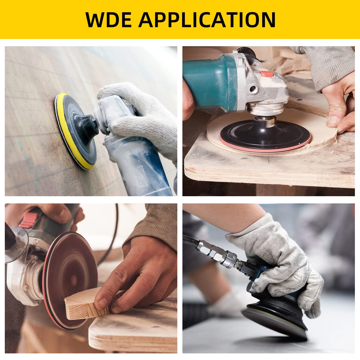 200-piece Sanding Discs Set - 5-Inch 8-Hole Sandpaper 10 Grades Include 60, 80, 100, 120, 150,180, 240, 320, 400, 600 Grits for Random Orbital Sander