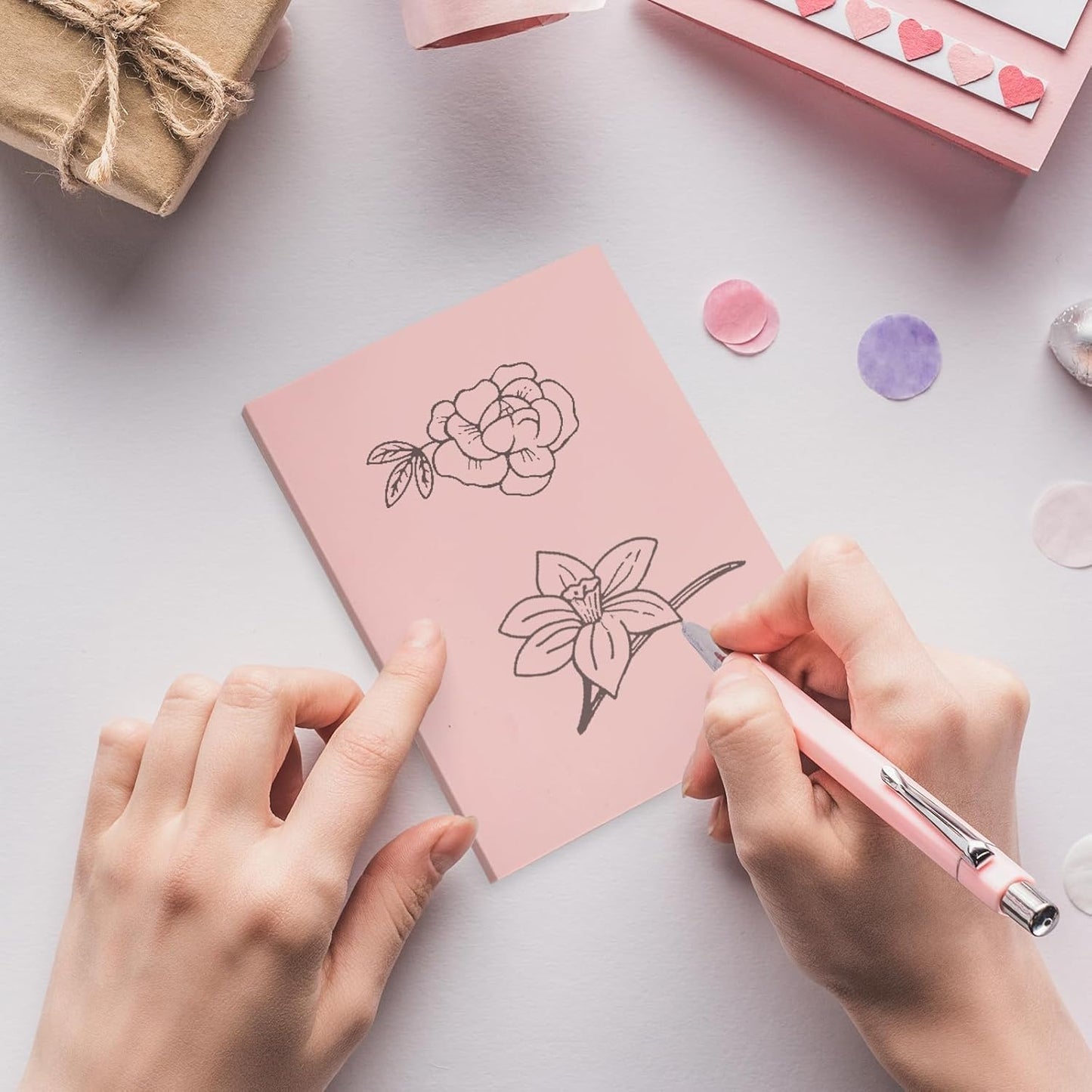 15 Pack 4"x6" Pale Pink Rubber Stamp Carving Blocks Pink Rubber Carving Blocks Linoleum Block for Stamp Maker Printmaking Supplies