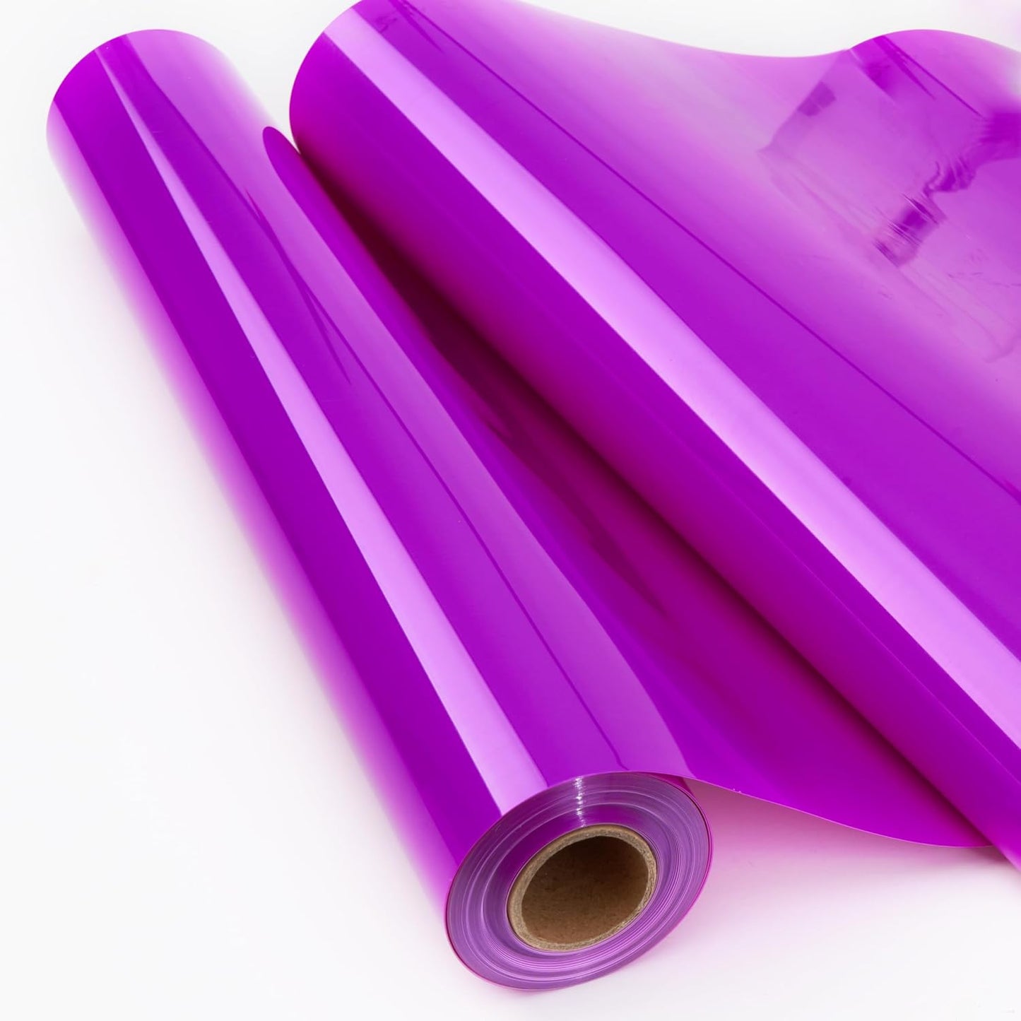IRON-ON HTV Neon Purple Heat Transfer Vinyl Rolls 12" x 20ft Iron on Vinyl for DIY Design for All Cutter and Heat Press Machine