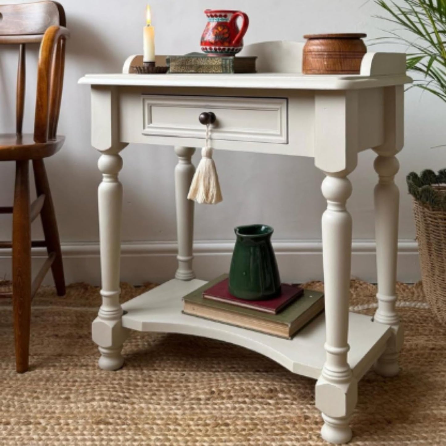 Dixie Belle Paint Company Chalk Finish Furniture Paint – Ecru (32oz) – Matte Chic Chalk Mineral DIY Furniture Paint