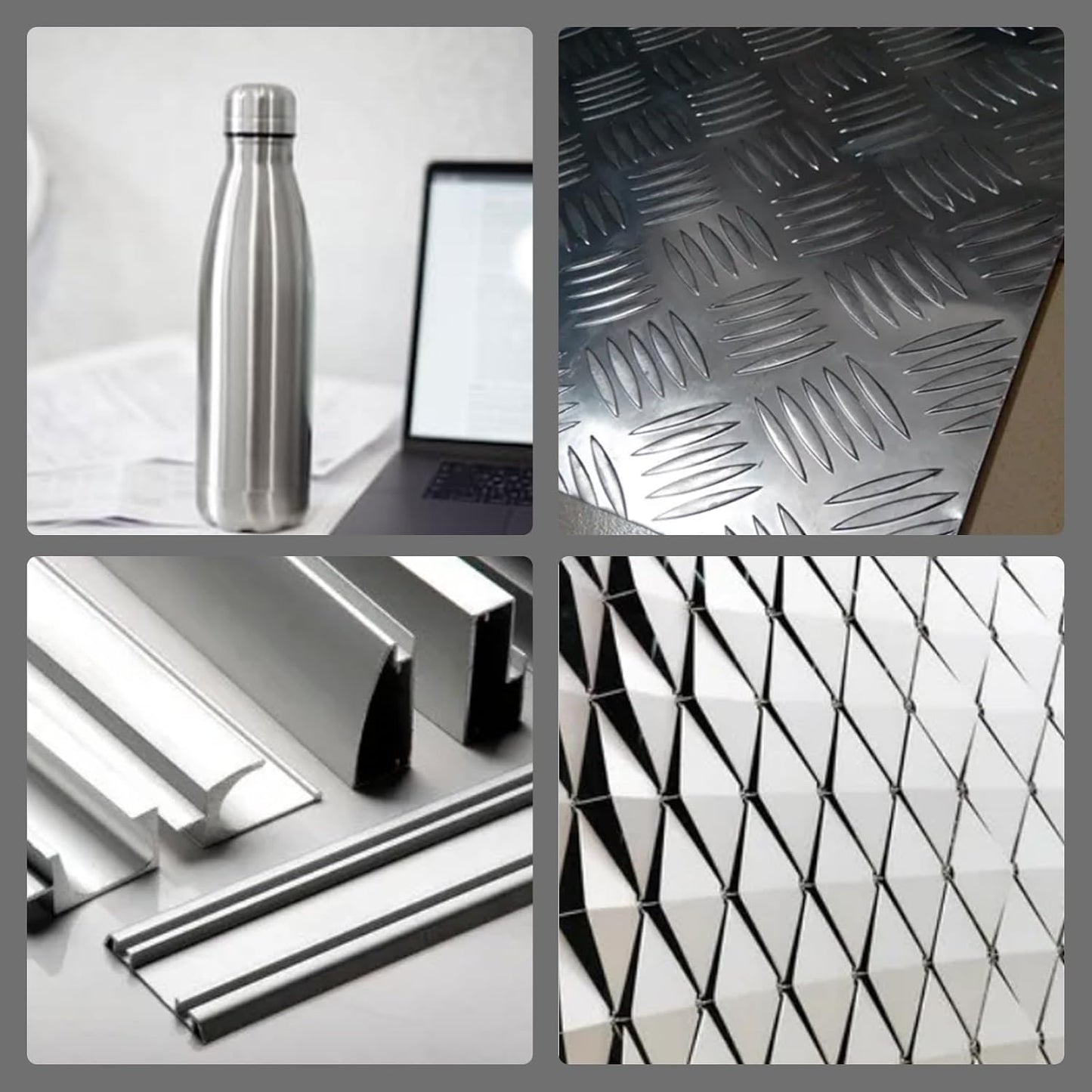 2 Pack 6061 T651 Aluminum Sheet Metal 6" x 12" x 1/16" (0.06") Rectangle Metal Plate Covered with Protective Film, 1.5mm Flat Aluminum Plate for Crafting and Industry