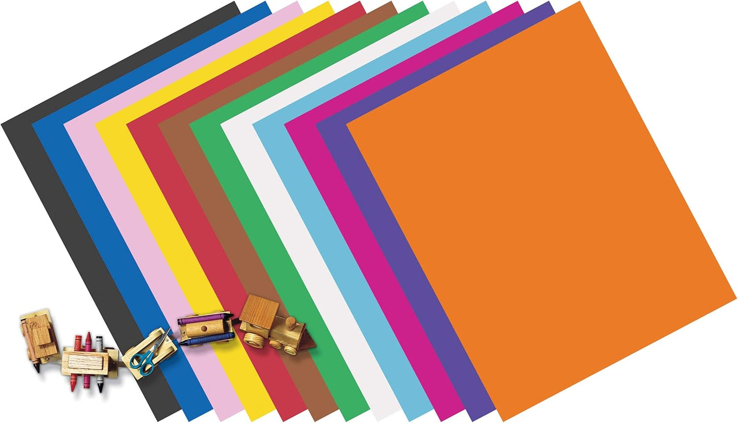 UCreate Watercolor Paper, Bulk (250 Sheets) + Pacon 4-Ply Railroad Board (25 Sheets)