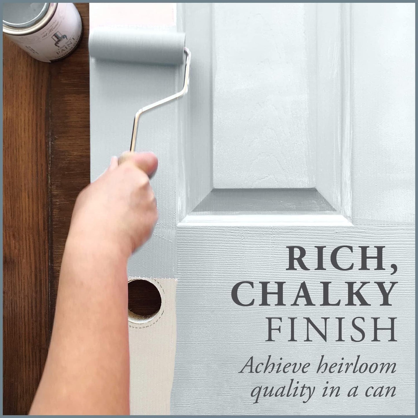 AMY HOWARD AT HOME Chalk-Based One Step Paint for Furniture, Cabinetry, Decor, Finish, and More | No Stripping, Sanding, or Priming | Ultra-Light Base | 32 Ounce | Robins Egg