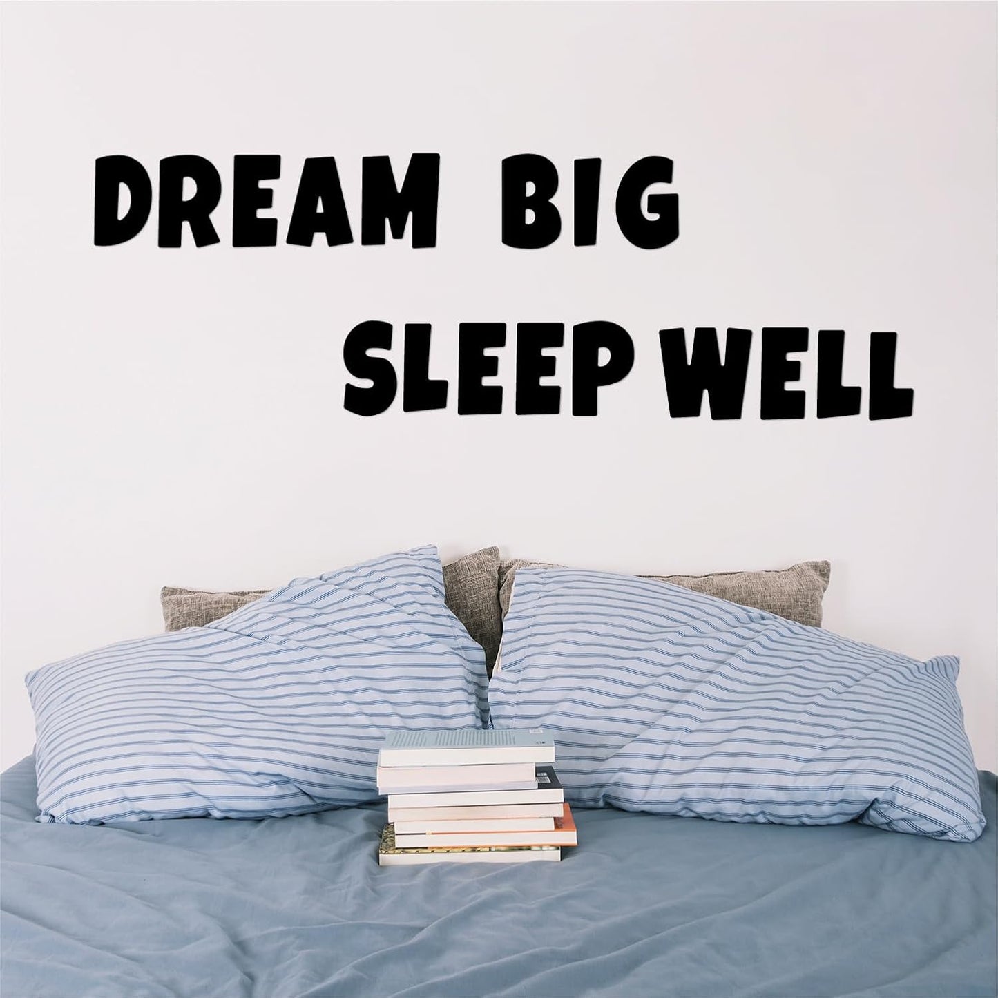 Bemeol Letter Stickers 351 Pieces 4 Inch Bulletin Board Letters Alphabet Cutout Letter for Bulletin Board Display Home Classroom School Decor(Black)