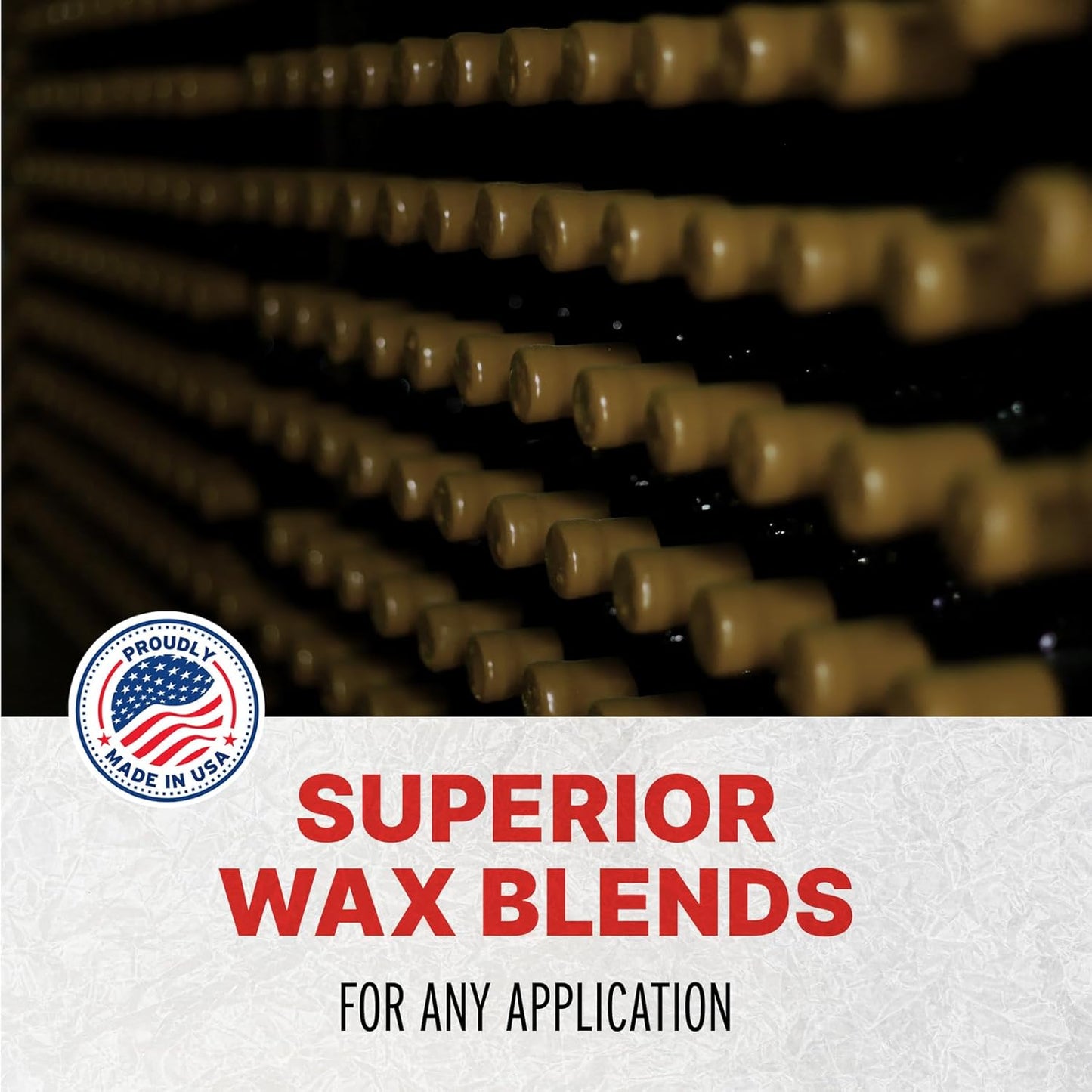 Blended Waxes, Inc. Bottle Sealing Wax, Pastille Wax Seal Beads For Wine, Beer, and Liquor Bottle Sealing, Seals Between 25-30 Bottles, 1 lb, Granite Pearl