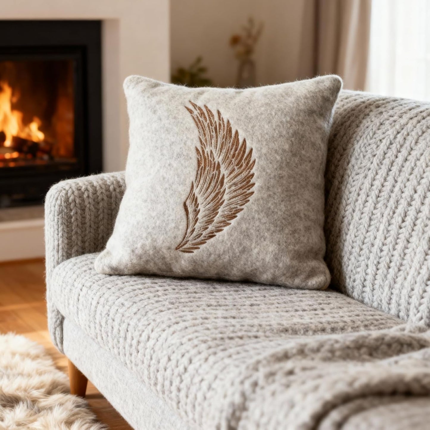 TIAMECH A4 Reusable Wing Stencil for Painting - Eagle Angel Wing Layering Template, DIY Wall Art, Wood Furniture, Scrapbook & Crafts (8.3x11.7inch)