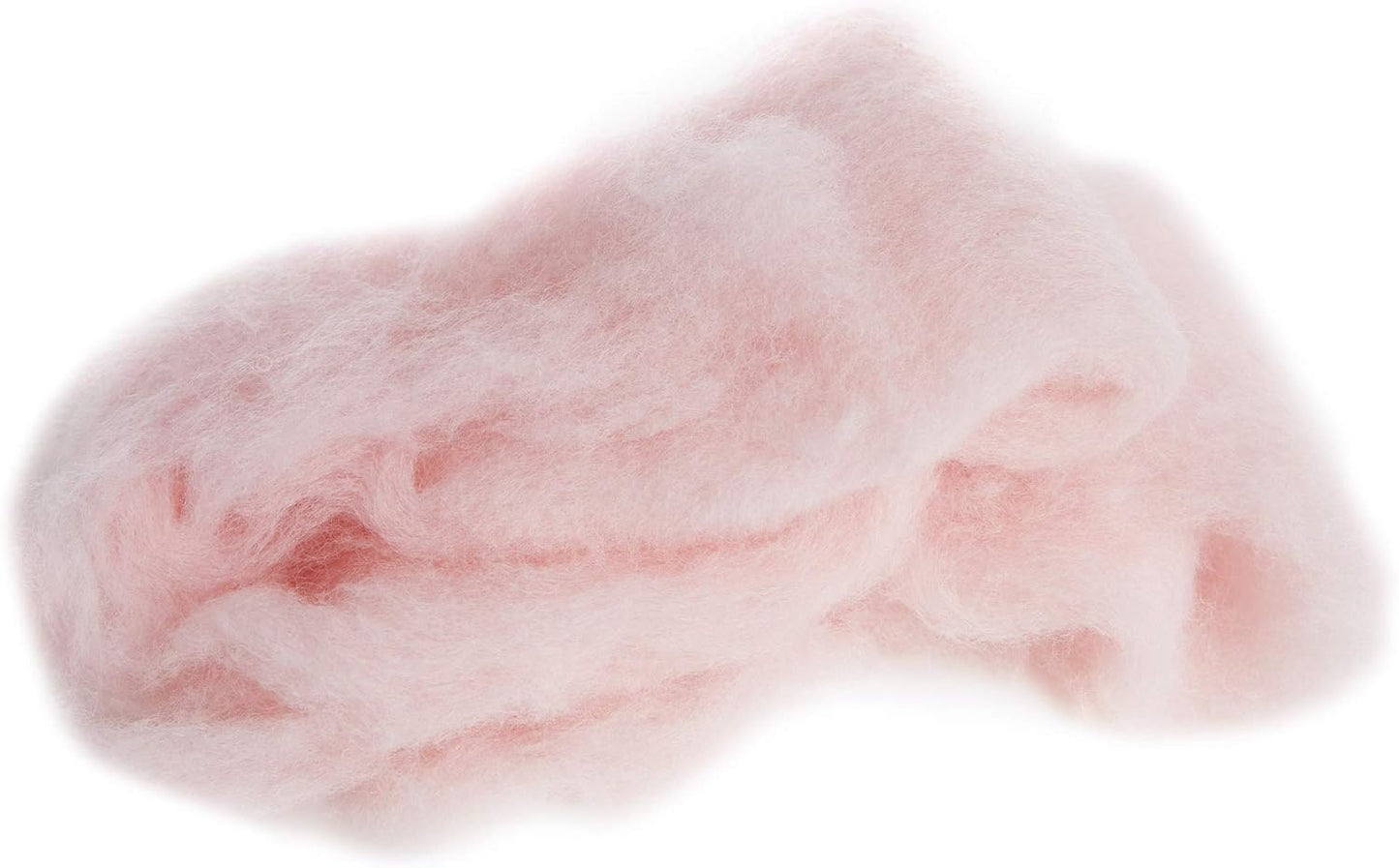 Desert Breeze Distributing Maori Wool Carded Batting, 100% Natural New Zealand Wool Made by DHG in Italy for Needle Felting, 3.5 OZ, 27 Micron, Color Blush Pink