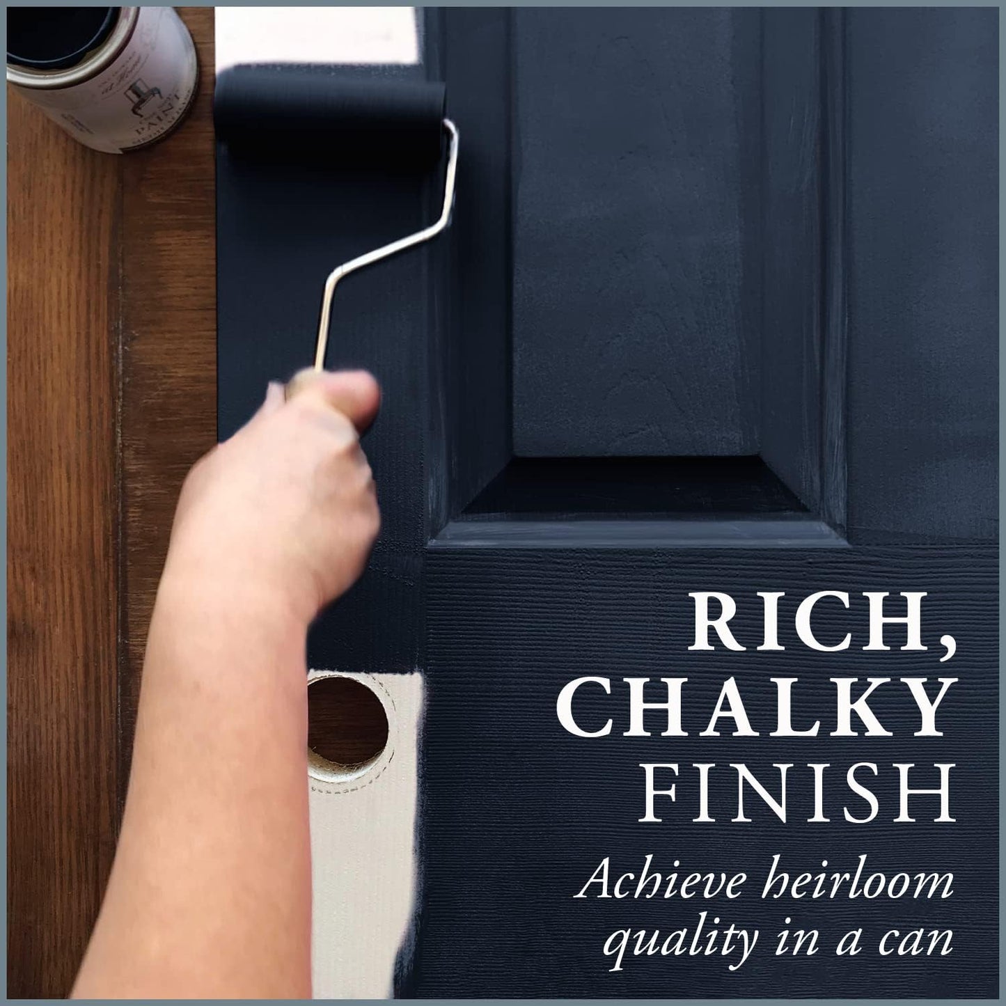 AMY HOWARD AT HOME Chalk-Based One Step Paint for Furniture, Cabinetry, Decor, Finish, and More | No Stripping, Sanding, or Priming | Dark Base | 16 Ounce | Lady Singing Blues