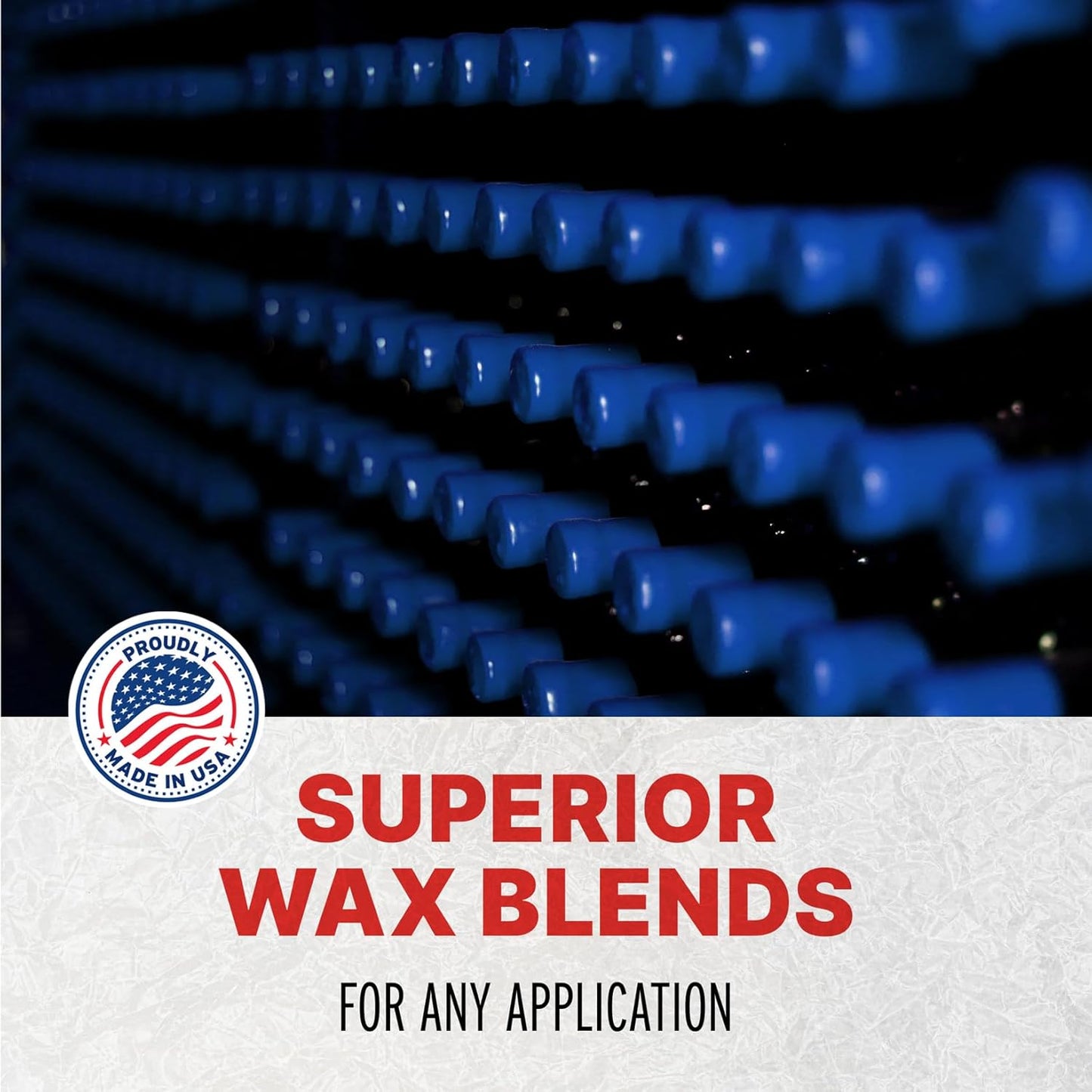 Blended Waxes, Inc. Bottle Sealing Wax Beads, Premium Pastille Wax Seal Beads For Wine, Beer, and Liquor Bottle Closure, Seals Between 25-30 Bottles, 1 lb, Bright Blue