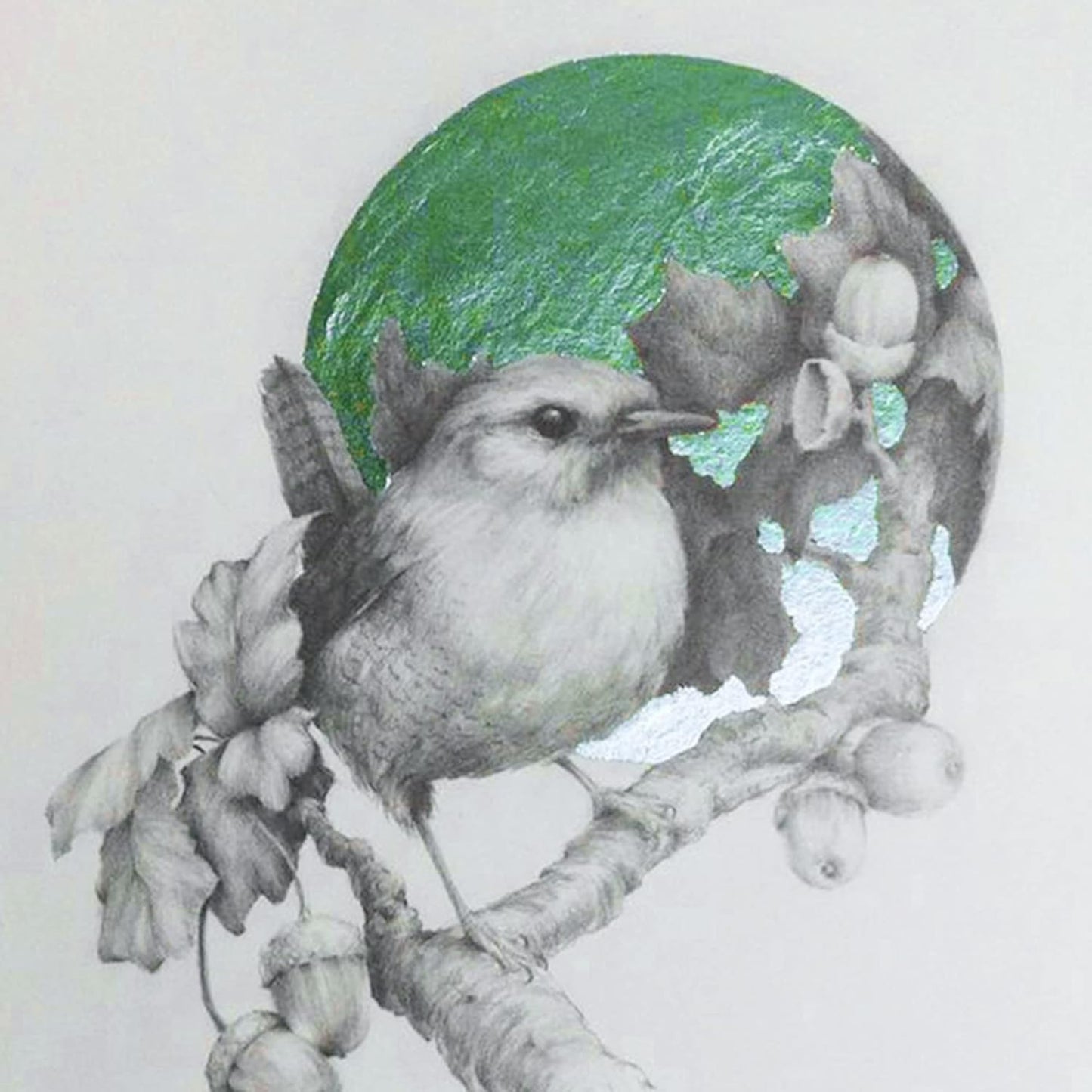 KINNO Gold Leaf Sheets - 100 Sheets, Cyan Gold Foil for Arts, Decoration, Gilding, Handcrafts, Picture Frames, Paintings, Furniture, Wall (3.15 x 3.35 Inches)