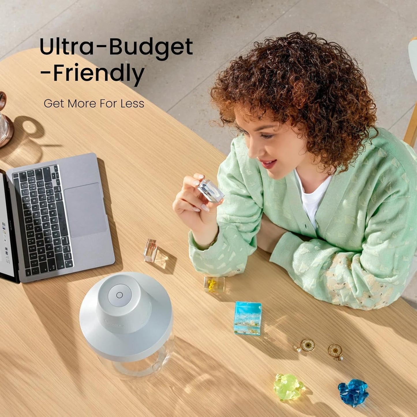 Resiners Resin Bubble Remover, 10 Min Remove Bubbles, 95kPa Vacuum Degassing Chamber, Compact Airless Lite Machine for Epoxy Molds Casting,UV Resin,Silicone,Jewelry Making (Patented)