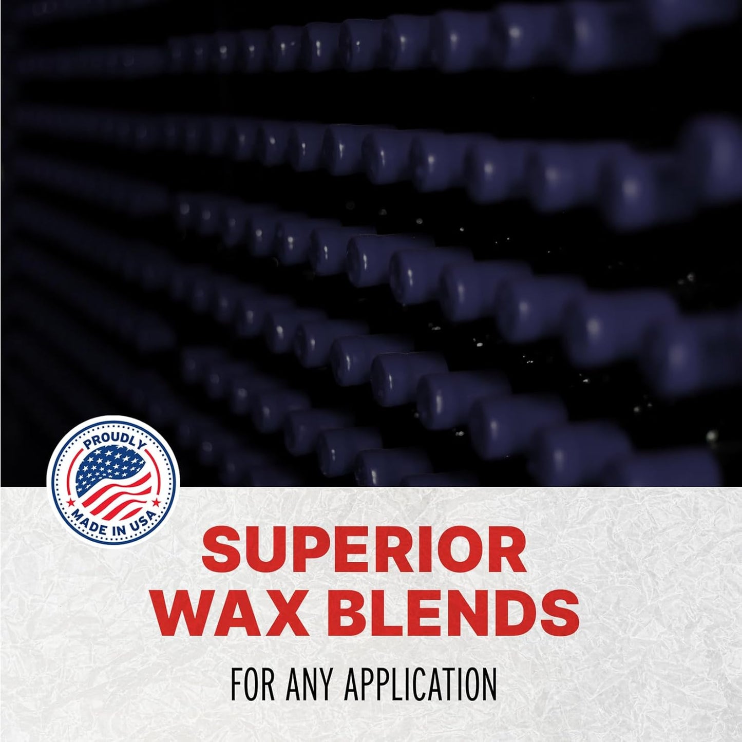 Blended Waxes, Inc. Bottle Sealing Wax, Pastille Wax Seal Beads For Wine, Beer, and Liquor Bottle Sealing, Seals Between 25-30 Bottles, 1 lb, Blue Metallic