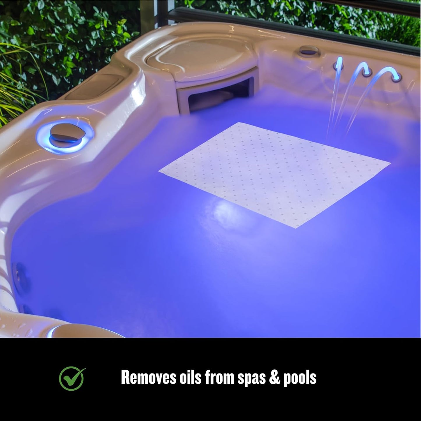 FlashDry Oil Absorbent Pads – High Absorbency of Oil-Based Liquids, Water-Repellent, Tear-Resistant, Premium Mats, Ideal for Garage, Driveway, Automotive, Marine Use, 17.5” x 13.5”, 100-Count Box