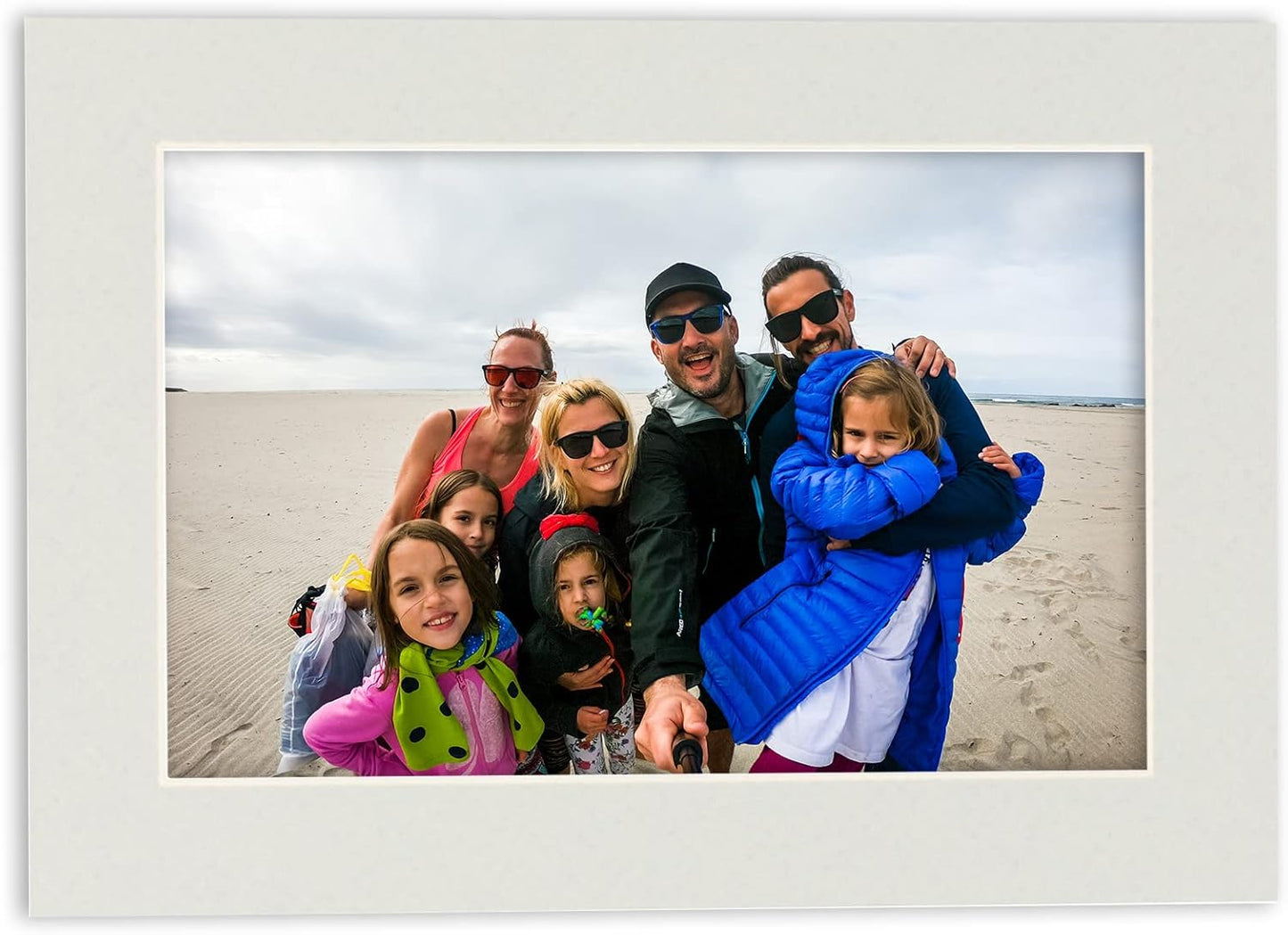 11x14 Mat for 8.5x11 Photo - Precut Grey Picture Matboard for Frames 11 x 14 Inches - Bevel Cut to Display Art 8.5 x 11 Inches - Acid Free Pack of 25 MATS with Backing Boards & Clear Bags