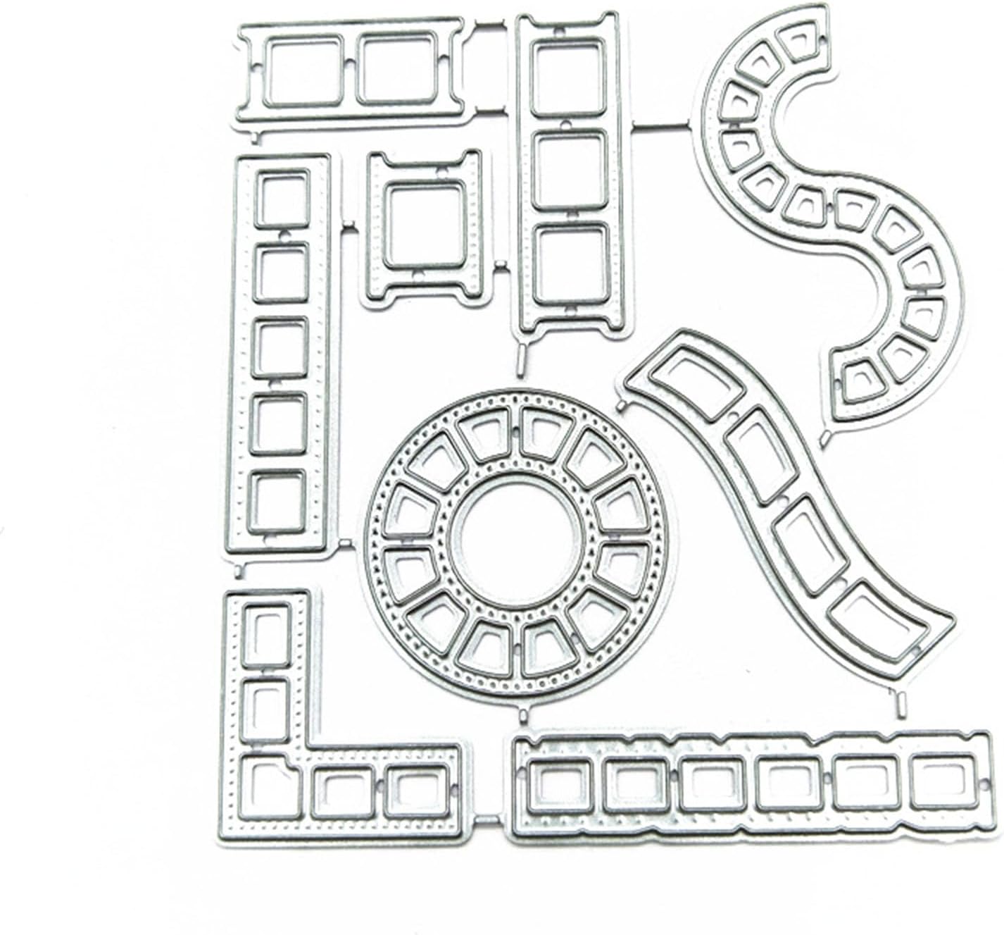 Cutting Dies Metal Stencils Scrapbooking Tools DIY Embossing Template for Paper Card Making Album Arts Crafts Supplies (Films-8.2x7.5cm)