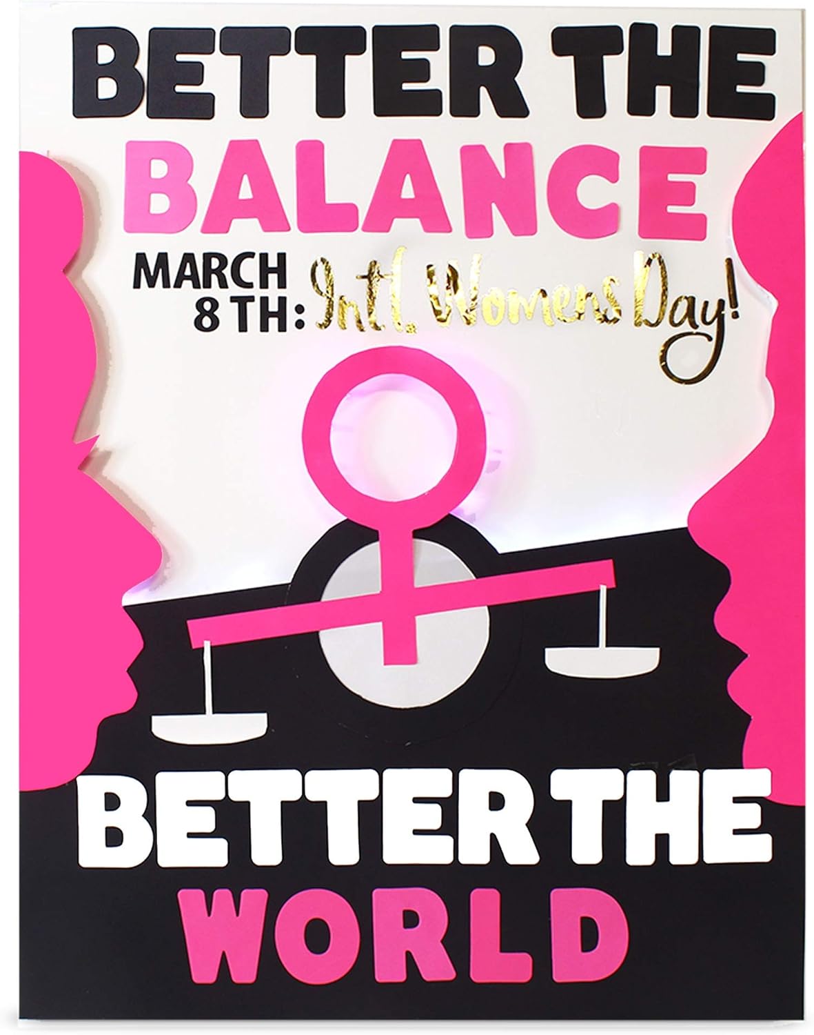 ArtSkills Poster Letters 2.5” Paper Letters for Poster Board Projects, Classroom Bulletin Boards, Sign Making Supplies, Black & White, 335 Pieces