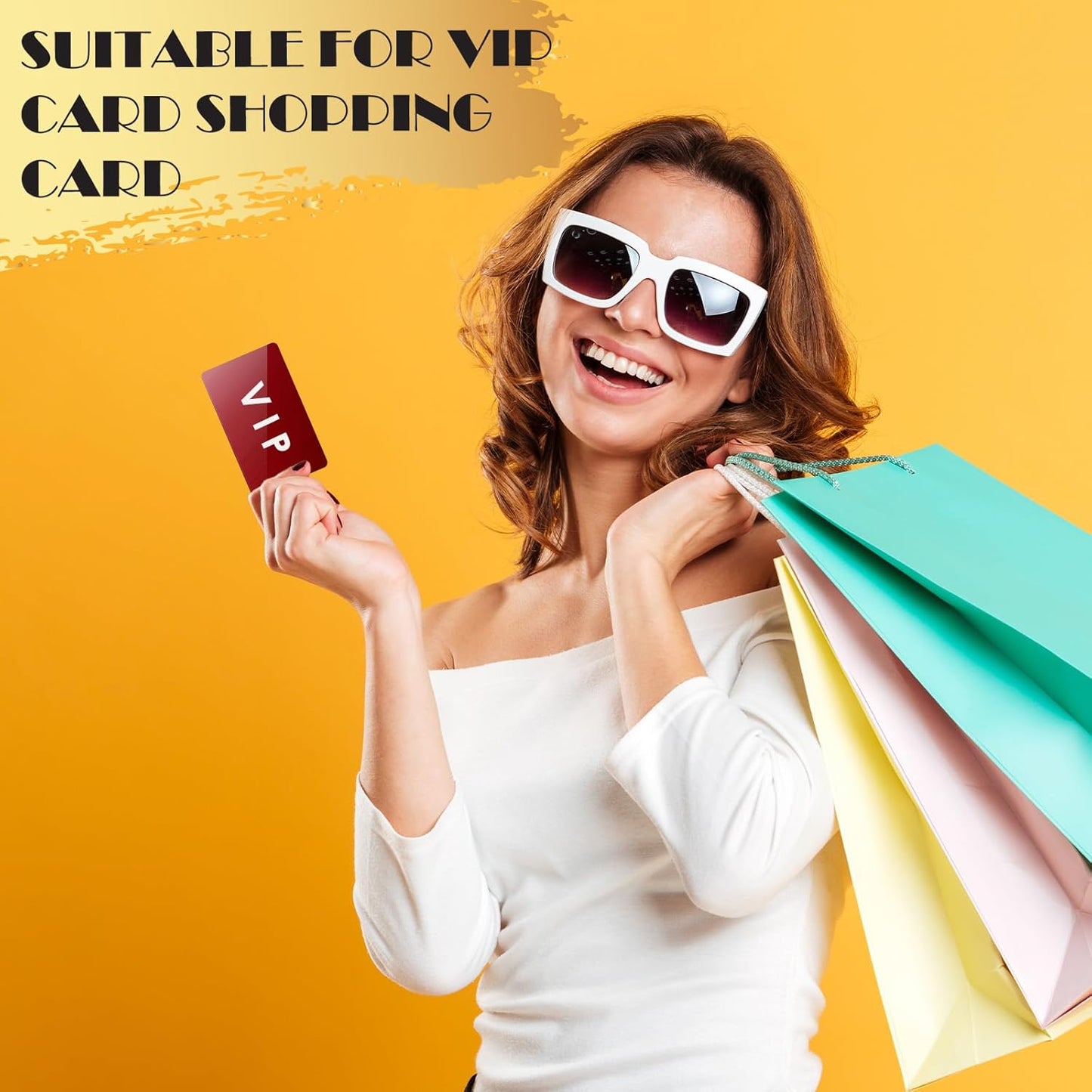 weparmeety 100 Pcs Metal Engraving Blanks Colorful Aluminum Sheet Laser Engraving Business Card Multipurpose DIY Gift Cards 86 x 54 x 0.21 mm(10 Colors)