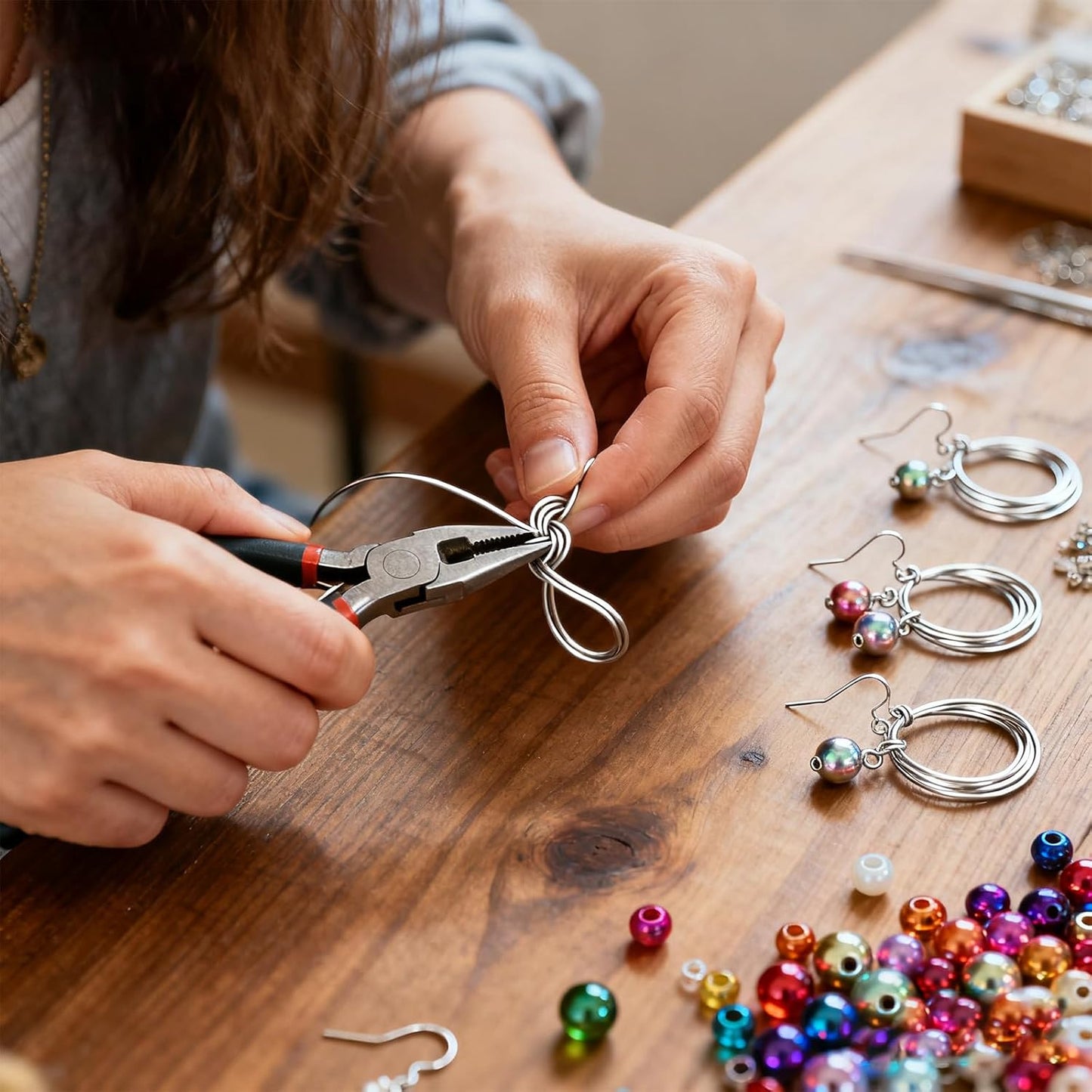 18 Gauge Aluminum Craft Wire, 1mm 33Yards Floral Craft Wire Bendable Wire for Jewelry Making, Garden, Sculpting, Floral & Wreath Crafts, Silver