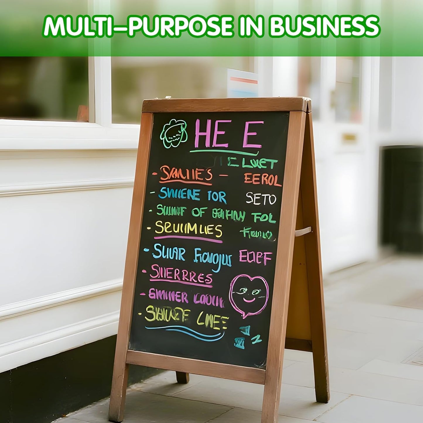 Stocking Stuffers, Liquid Chalk Markers Dual Wide & Fine Tip, 12 Colors Car Chalk Window Markers Pen for Glass Mirror Blackboard Halloween Decorations, Teen Girl Gifts Trendy Stuff