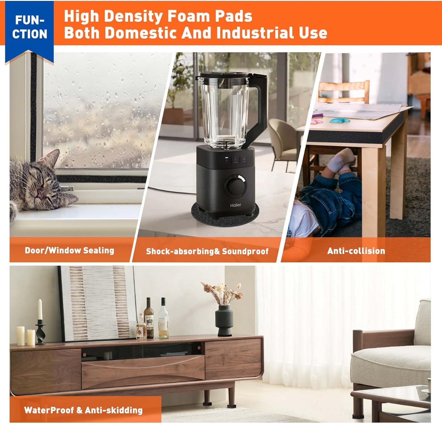 MAGZO Adhesive Foam Padding 1/8 Inch Thick x 12 Inch W x 59 Inch L, Black Thin Neoprene Sheets, Closed Cell Foam Sheet Roll