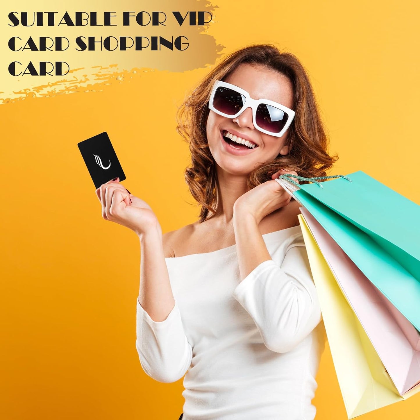 weparmeety 100 Pcs Metal Engraving Blanks Aluminum Sheet Laser Engraving Business Card Multipurpose DIY Gift Cards 86 x 54 x 0.21 mm (Matte Black)