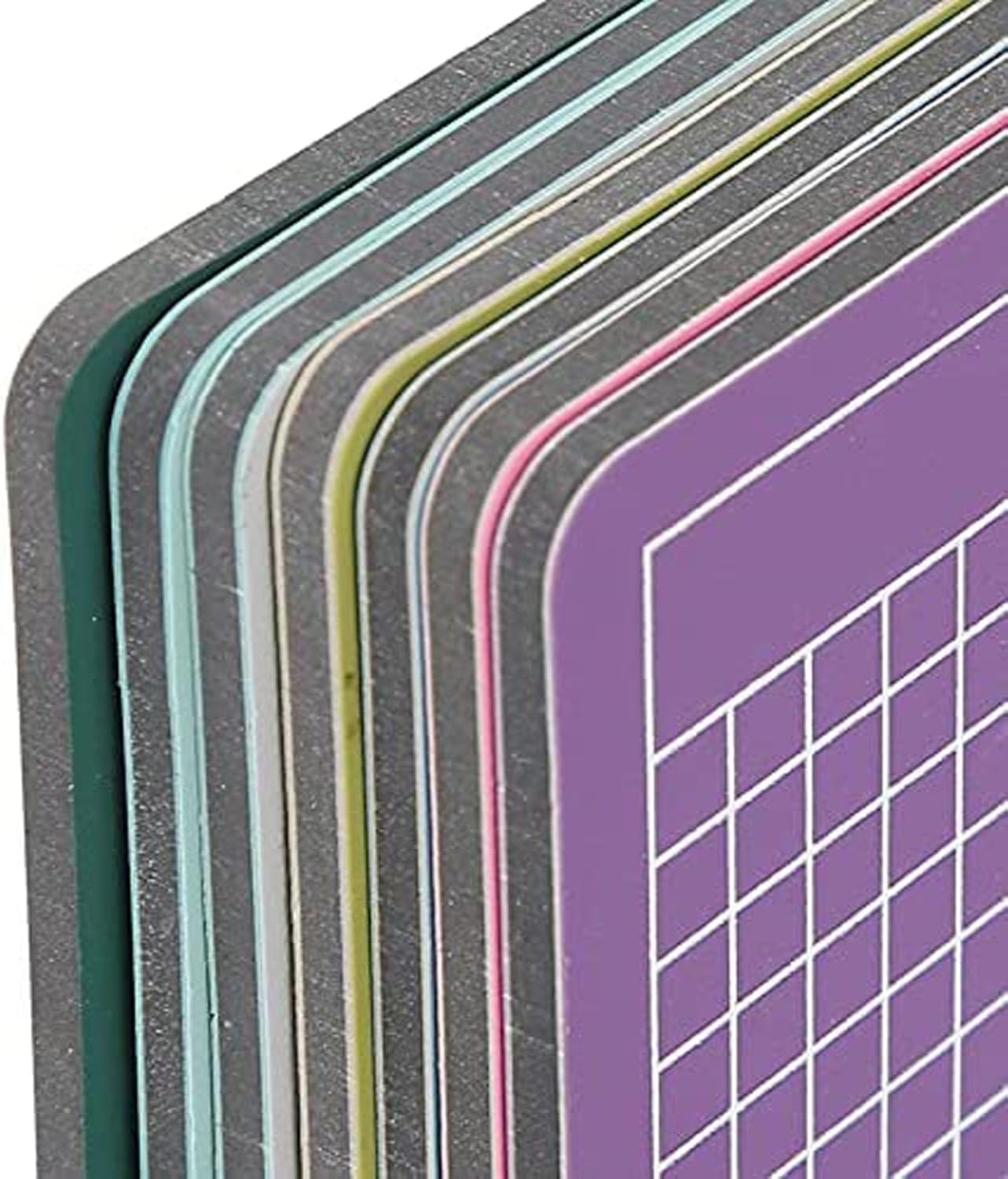 4Pieces Mini Cutting Pad Self Healing Craft Mat Small Sewing Cutting Mat Non-Slip Mini Cut Board for Scrapbooking Quilting Sewing Accessories