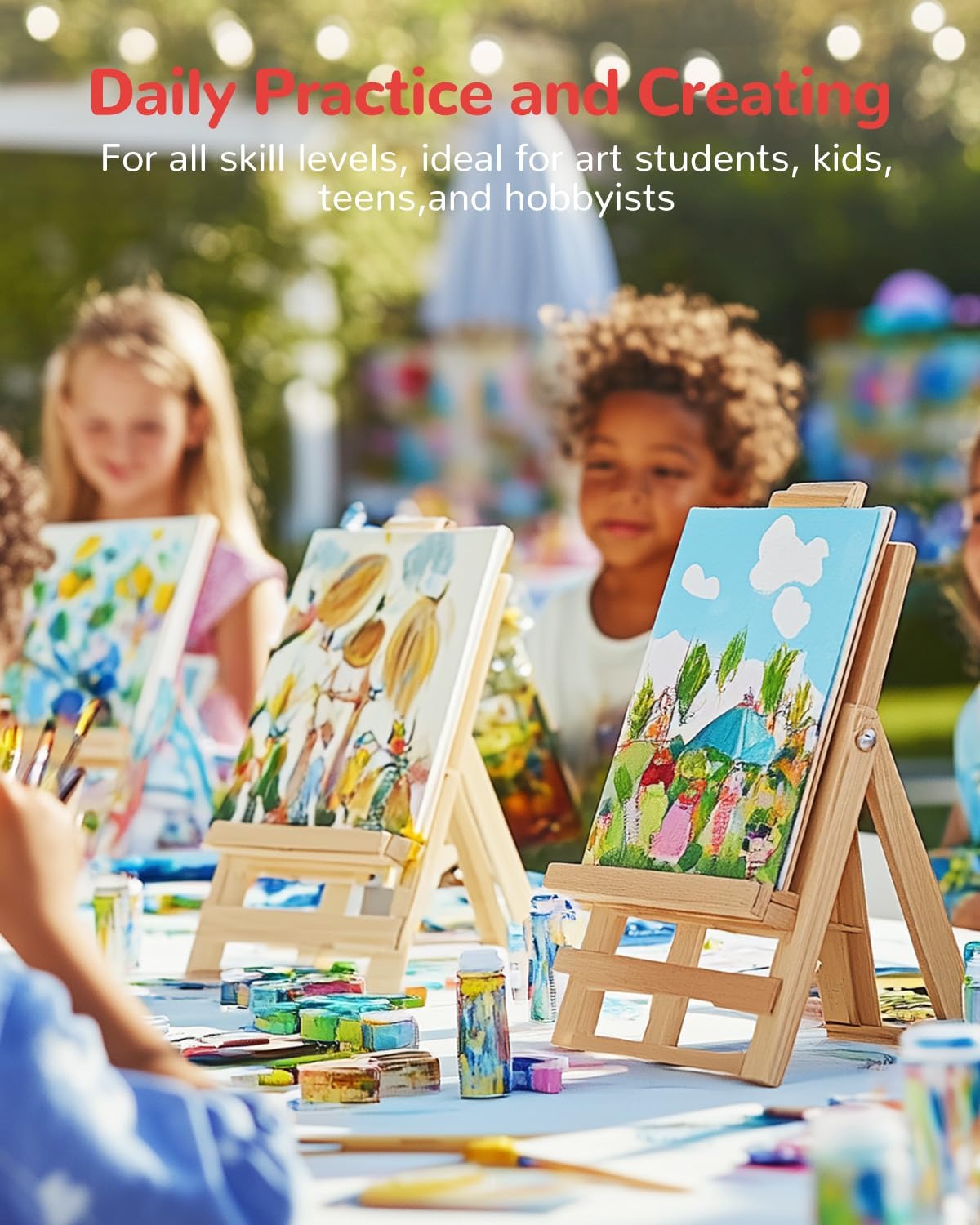 Canvas Boards for Painting 60 Pack, 8x10 Inch Painting Canvas Panels, 100% Cotton White Blank Art Supplies for Acrylics Oil Watercolor Tempera Paints