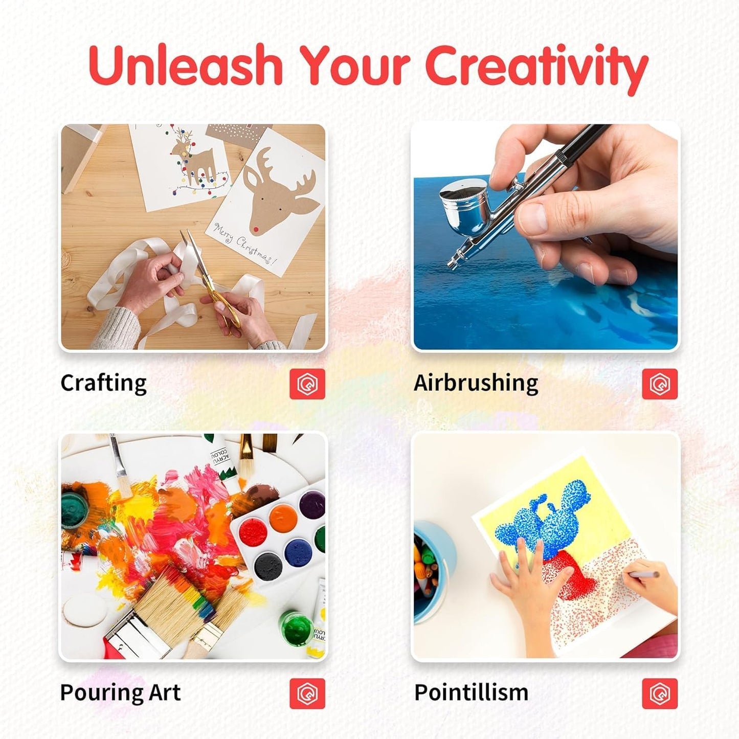 FIXSMITH Canvas Boards for Painting 18 Pack, Multi Pack- 4x4, 5x7, 8x10, 9x12, 11x14 Inches, 100% Cotton Primed Canvas Panels for Acrylic, Oil, Art Supplies for Kids, Adults, Beginners