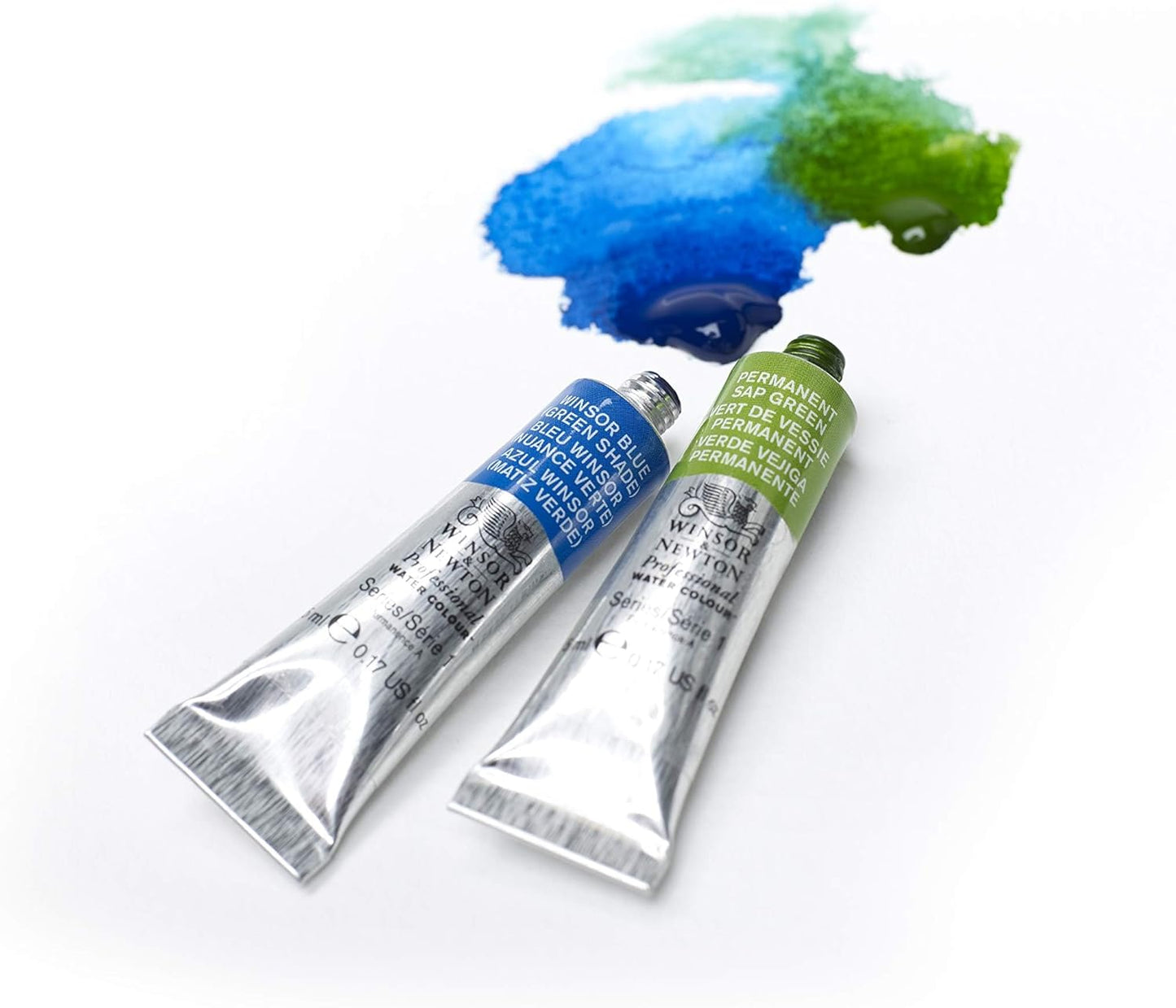 Winsor & Newton Professional Water Colour Paint, 1.25-oz Tube, Winsor Blue Green Shade