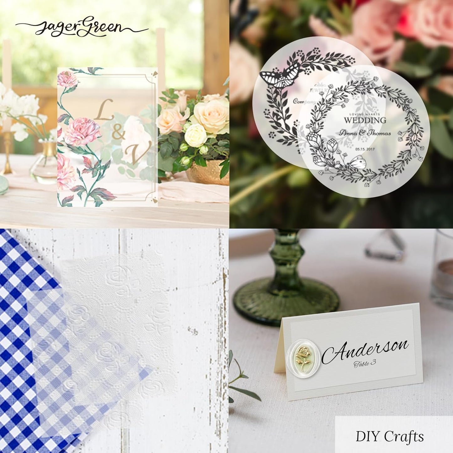 JAGERGREEN Vellum Paper 8.5 x 11 Inches 100GSM 100 Sheets, Thick Translucent Printable Vellum Paper for Invitations, Vellum Jackets, Envelopes, Crafts, Wedding Belly Bands, Tracing Paper for Sketching