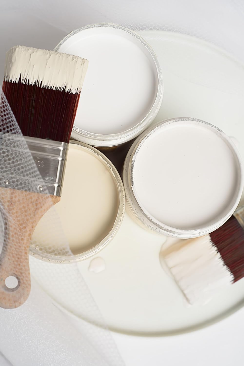 Dixie Belle Paint Company Chalk Finish Furniture Paint - Drop Cloth (8oz) - Matte Linen White Chic Chalk Mineral DIY Furniture Paint