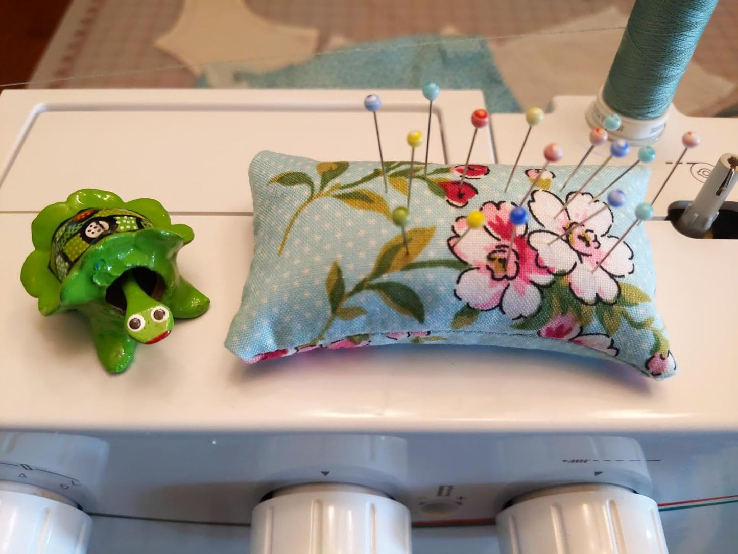 Emery Pincushion for Sewing - Filled with Abrasive Emery Sand - Handmade in USA (2"x3", Forest Spirits)